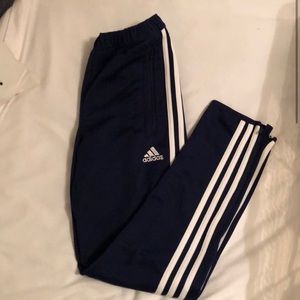 Navy adidas sweat pants, joggers